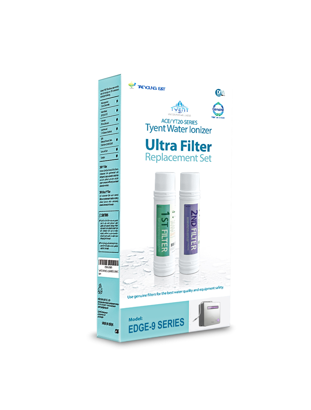 TYENT USA EDGE-9000T ULTRA FILTER SET 00851613002482