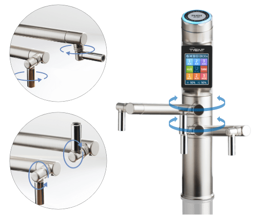 TYENT USA UCE-13 PLUS WATER IONIZER - Satin Silver Luxury Collection 00851613002512