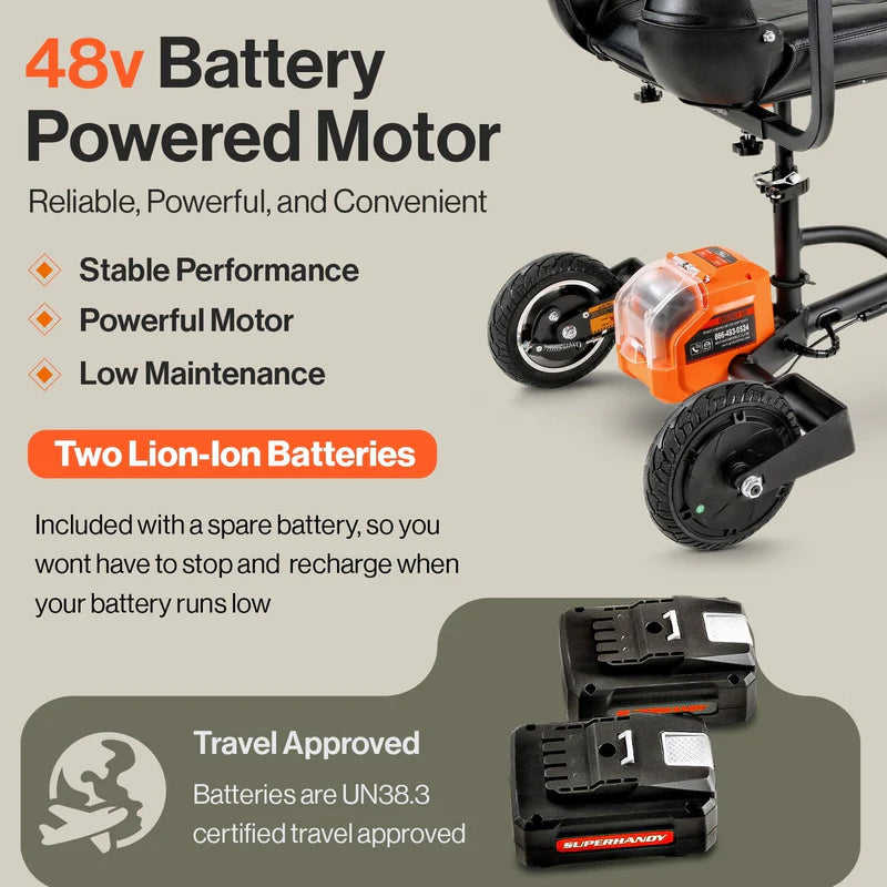 SuperHandy Passport Plus Mobility Scooter GUT140